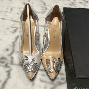 Betsey Johnson “I do” stilettos Size 6.5